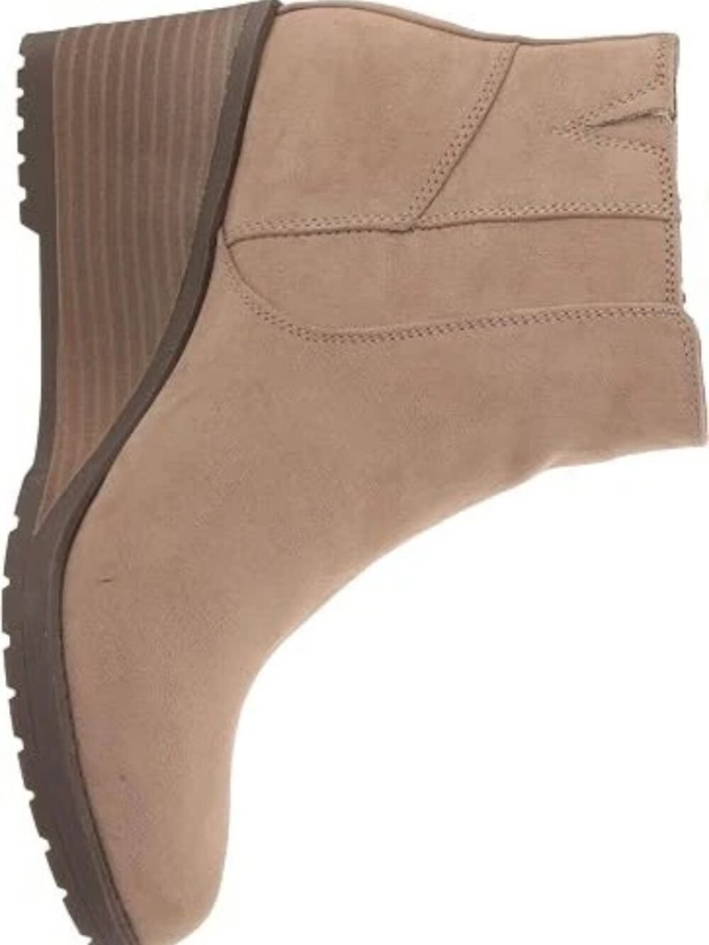 New - Dr. Scholl's Women's Chloe Ankle Boot Taupe Color Size 8.5
